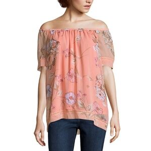 St. Johns Bay Floral Blouse